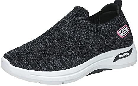 JokeLomple Bequeme Schuhe Zur für Damen - Breite Barfuss Schuhe Damen Casual Größe Casual Weit Zehenschuhe Ergonomische Komfort-Schuhe Leichte Stoßfest Sommer Arch Support Leichte Stretch Sandalen