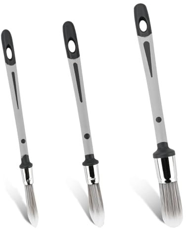 Hukneqn 3 PCS Paint Brushes Decorating, Round Small Paint Brush Set, Nylon, Versatile, Paint