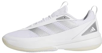 Adidas Unisex Front Court Shoes, FTWR White/Silver met./FTWR White, 38 2/3 EU