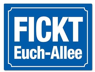 Magnet - Fickt EUCH-Allee - MN47 Kühlschrankmagnet 3D