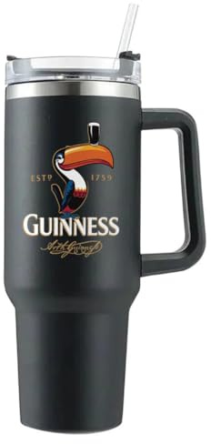 Shamrock Gift Company Official Guinness - Toucan Guinness Travel Cup with Straw - Large