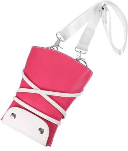 SAFIGLE 1 Stück Friseur Werkzeugtasche im Retro Stil Pinke Scheren Gürteltasche für Haarschneider Friseurtasche mit Praktischem Organizer und Ausreichendem für Friseurbedarf