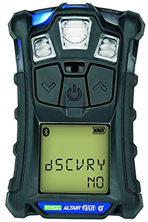 MSA 10178357 ALTAIR 4XR Détecteur multi-gaz - (O2, H2S, CO), bouteille à 4 gaz, régulateur, sonde de pompe, couleur : charbon, moniteur de gaz portable, UL/CSA, comprend instrument/cylindre/régulateur