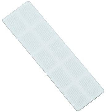 100 Pack Plastic Window & Glazing Packers, Spacers 3mm White, Assorted Thicknesses Window Packers for Versatile Use, Ideal for Dry Lining, Cladding, Flooring, Glazing, Levelling Glass & Frame Fixing