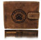 Frédéric&Johns ® - Portefeuille Homme Cuir veritable - Vintage - Portefeuille Cuir - Portefeuille RFID - 10 Cartes, Monnaie, Billets - idée Cadeau - modèle Earth
