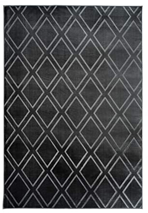 Arte Espina Teppich Monroe 300 Anthrazit, Größenauswahl:80 x 150 cm