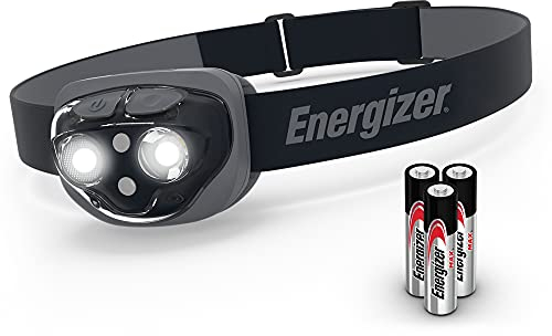Energizer Campinglampe, Superhelle Kopflampe für Camping, Outdoor und Wandern, Batterie Enthalten, Schwarz