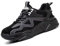 Annvia Chaussure de Sécurité Homme Femme Basket Securite Légère et Confortable Respirant Antidérapante Chaussures de Travail Noir EU 38