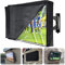 HOMEYA Outdoor TV Cover 55-58 Inch with Clear Scratch Resistant Front Flap + Bottom Cover, 600D Weatherproof & Waterproof TV Screen Protector, Fits Most TV Mounts Stands with Remote Controller Pocket