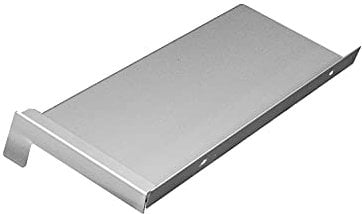 Aluminium Fensterbank silber EV1 130 mm Ausladung (Gleitabschluss, 1000 mm)