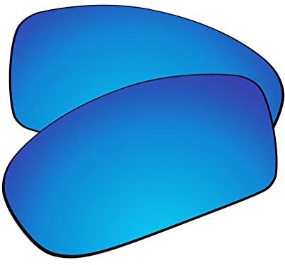 EZReplace Verres de rechange pour lunettes de soleil Oakley Monster Pup (verres non polarisés) – Compatible avec monture Oakley Monster Pup (bleu glacier), bleu glace, Taille unique
