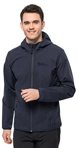 Jack Wolfskin Herren Bornberg Hoody M Jacket, night blue, L EU