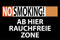 Generisch Blechschild 20x30 Hinweis Schild Rauchfreie Zone