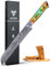 SANMUZUO 20 cm Brotmesser - Klingenblatt mit Wellenschliff - Gehämmertem Damaststahl und Harz Griff - YAO Serie Damastmesser