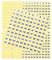 100 Blatt 0-100 Zahlen Aufkleber, Selbstklebende Nummerierte Etiketten, Starke Klebrigkeit, für Inventarkennzeichnung, Schuldekoration