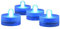 Afoosoo 50pcs Underwater LED Light Flameless LED Candle Battery Operated Tealight Submersible Decorative Lights for Wedding Party Event Light Aquarium Light Christmas Halloween Light (Blue)