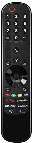 MR22GN Replace Magic Voice Command Remote fit for LG Smart TV 2022 Model OLED TV Z2, G2, C2, B2, A2 QNED TV QNED99, 90, 85, 80 NanoCell TV NANO80, 75 Series UHD 4K TV UQ90, UQ80, UQ75, UQ70 Series