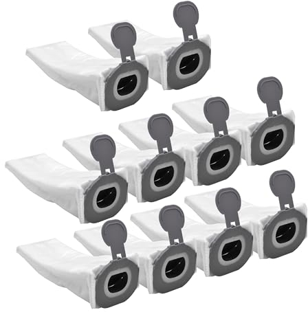 FSProdukte 10 Staubsaugerbeutel Premium Microvlies 5 lagig kompatibel mit Vorwerk Akku - Staubsauger VK7 VK 7 / FP7 FP 7
