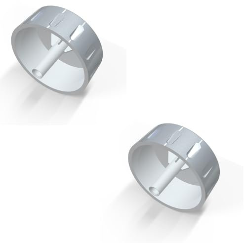 Neue UpgradeWE01X23599, WH11X20875, GE Kleidung Waschmaschine Zyklus Wahlknopf Ersatz, Trockner Maschine Steuerplatine Teile, Universal Elektrisches Griffzubehör, 4587354 PS11759035 (2 Stück)