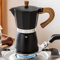 Retoteng Cafetière à expresso pour cuisinière, 6 tasses à moka – Percolateur à café cubain manuel en aluminium de qualité supérieure – Cafetière italienne à moka Greca – Percolateur à café percolateur