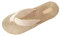 Sandales d'été plates pour femme - Tongs en bambou et rotin - Tongs en rotin - Sandales de plage - Sandales d'été antidérapantes - Chaussures d'été, beige, 39 EU