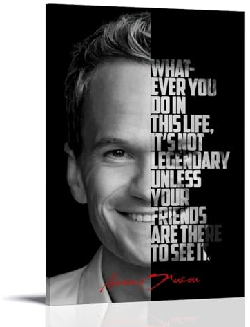 Barney Stinson HIMYM Poster Dekorative Malerei Leinwand Wandkunst Wohnzimmer Poster Schlafzimmer Malerei, Leinwand Kunst Poster Und Wandkunst Bilddruck Moderne Familienzimmer Dekor 24x36inch(60x90cm)