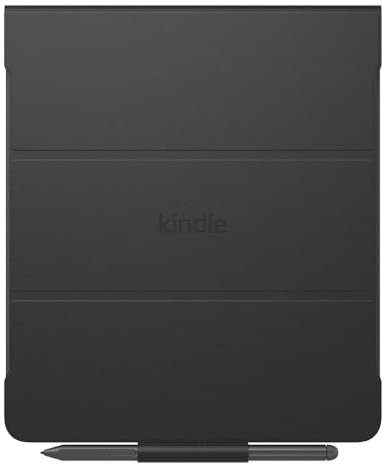Custodia per Amazon Kindle Scribe, con apertura a libro e aggancio magnetico, in pelle, elegante custodia protettiva | Materiali di origine vegetale