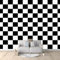 Papier Peint Panoramique Texture De Damier De Conception Vintage, 150 x 105 cm Papier Peint Intissé Personnalisé Photo Murale pour Salon Chambre d'enfants restaurant Appartement Décoration Murale