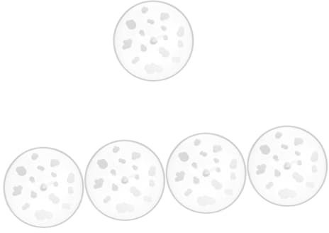 Alipis 5pcs Plastic Popcorn Bucket Lid Reusable Popcorn Holder Lid for Microwave Maker Cover for Movie Nights