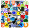Programming Stickers 50PCS for Water Bottles Laptop Scrapbook Car Luggage Helmet Guitar Refrigerator Dairy Skateboard Bike Computer,Programmer Logo Waterproof Decals for Teens and Adults