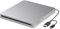 JANZU Unidad Externa de DVD BLU-Ray 3D, Reproductor de CD y DVD BLU-Ray USB 3.0 y Tipo C, Grabadora de CD y DVD con Ranura Ultradelgada.