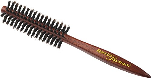 Hercules Sägemann Rundbürste aus mahagonifarbenem Holz 9626 8-reihig, S, 1er Pack (1 x 1 Stück)
