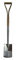 Faithfull Tools FAIPRESBSSS Prestige Stainless Steel Border Spade with Ash Handle, Blue, 14.5 x 101 x 7.5 cm