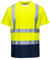 Portwest Zweifarbiges Warnschutz T-Shirt, Größe: 6XL, Farbe: Gelb/Marine, S378YNR6XL