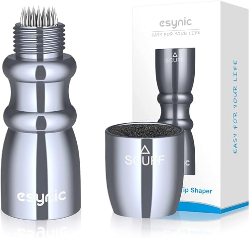 eSynic Billiard Snooker Zubehör Edelstahl Queue-Pflege Spitze 3 In 1 Werkzeug Shaper Scuffer Belüfter Schwarz