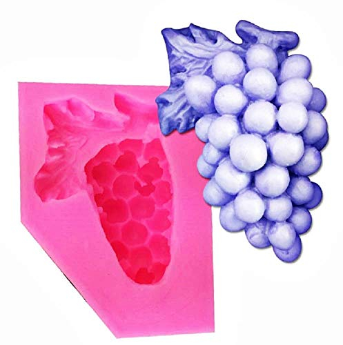 Stampo in silicone a forma di uva - grappoli - stampo grande - sapone - resina - gesso - diy - fai da te - hobby - calchi - stampino per utilizzo artigianale