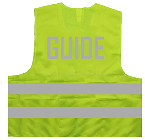 Warnweste - Signalweste - Guide - Warnweste mit reflektierendem Aufdruck ID: 009