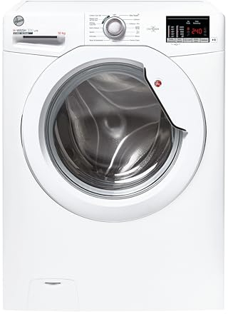 Hoover H-Wash 300 H3W4102DE Freestanding Washing Machine, Large Capacity, 10 kg Load, 1400 rpm, White