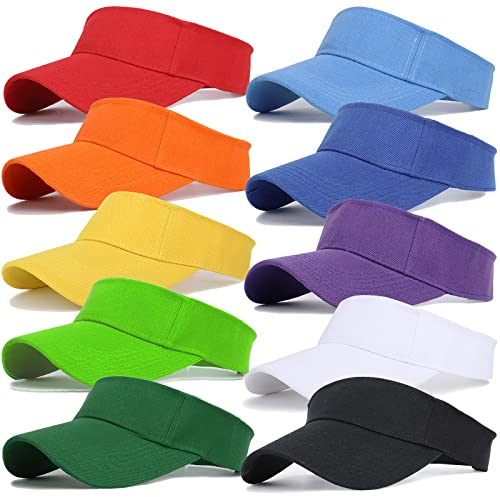 Unisex-Sport-Sonnenblende, offene Oberseite, Bingo-Visiere für Tennis, Golf, Reisen, Sommer, Strand, Pool, Canvas Set 4
