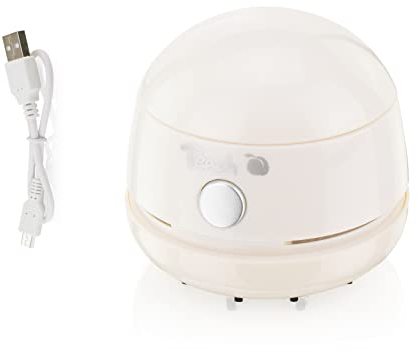 Peach PA131 Mini Staubsauger | 1 Stück | Betrieb über USB Kabel | hohe Saugkraft | weiss