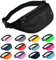 Bauchtasche für Herren und Damen, wasserdichte Sport-Hüfttasche, Gürteltasche für Reisen, Wandern, Laufen, 1-Pack schwarz, Large