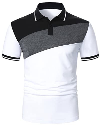 LAOSU T-Shirt Homme Polos Manche Courte Décontracté Mode Polo Homme Classe Polo T Shirt Homme Chemise Homme Colorée Chemise Homme Pastel Pas Cher Classique Polo Taille Léger Habillé Tee Shirt