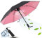 NILoykg& 2023 Faltbarer Golfschirm mit Ventilator, UV50 Sonnenschutz, Luftkühlung, elektrischer Akku, USB-Sonnenschirm, Ventilator, Regenschirm für Outdoor-Sport, Strand, Terrasse, Garten, rose