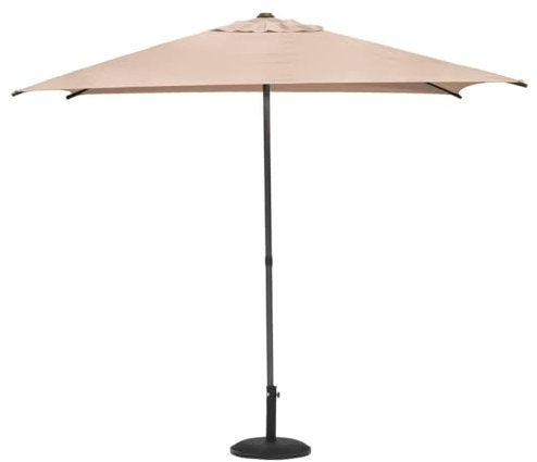 Hespéride - Parasol Cuadrado Recto SOYA Trigo 2,5x2,5m