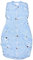TupTam Baby Pucksack OEKO- TEX zertifizierte Materialien Swaddle Bag Wattiert Babyschlafsack 2.5 TOG unisex, Farbe: Wattiert 2.5 TOG/Bärchen Blau, Größe: 3-6 Monate