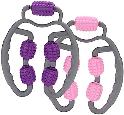 Beaupretty Fitness Roller for Muscle Relax Massage Rolling Massager Ring Clip Design Practical Massage Roller for Legs Suitable for Man Woman Use Multi-Purpose Tool for Body Relaxation