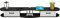 CuNtoHHH Floating TV Stand, Bedroom Living Room Shelf Mobile Multimedia Storage Box with Drawer, DVD Blu-Ray Player Box Cable Box/Black/140cm