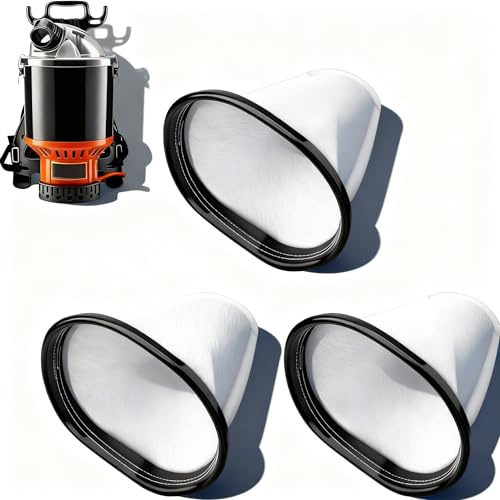 2KE2105000 HEPA Cloth Bag Liner Fits for Hoover and Royal Backpack Cloth Shoulder Vacuum Cleaner, HEPA Cloth Filter Bag Compatible with Hoover C2401 and C2401010, for Royal RY4000 and RY4001, 3 Pack