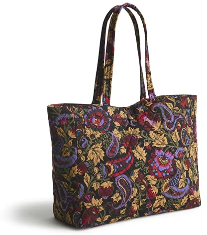 Vera Bradley Hochwertige Hathaway-Tragetasche aus Baumwolle