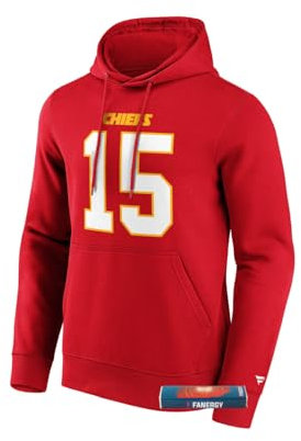 Kansas City Chiefs Hoodie MAHOMES Kapuzenpullover Herren NFL Fanartikel + Fanergy Traubenzucker